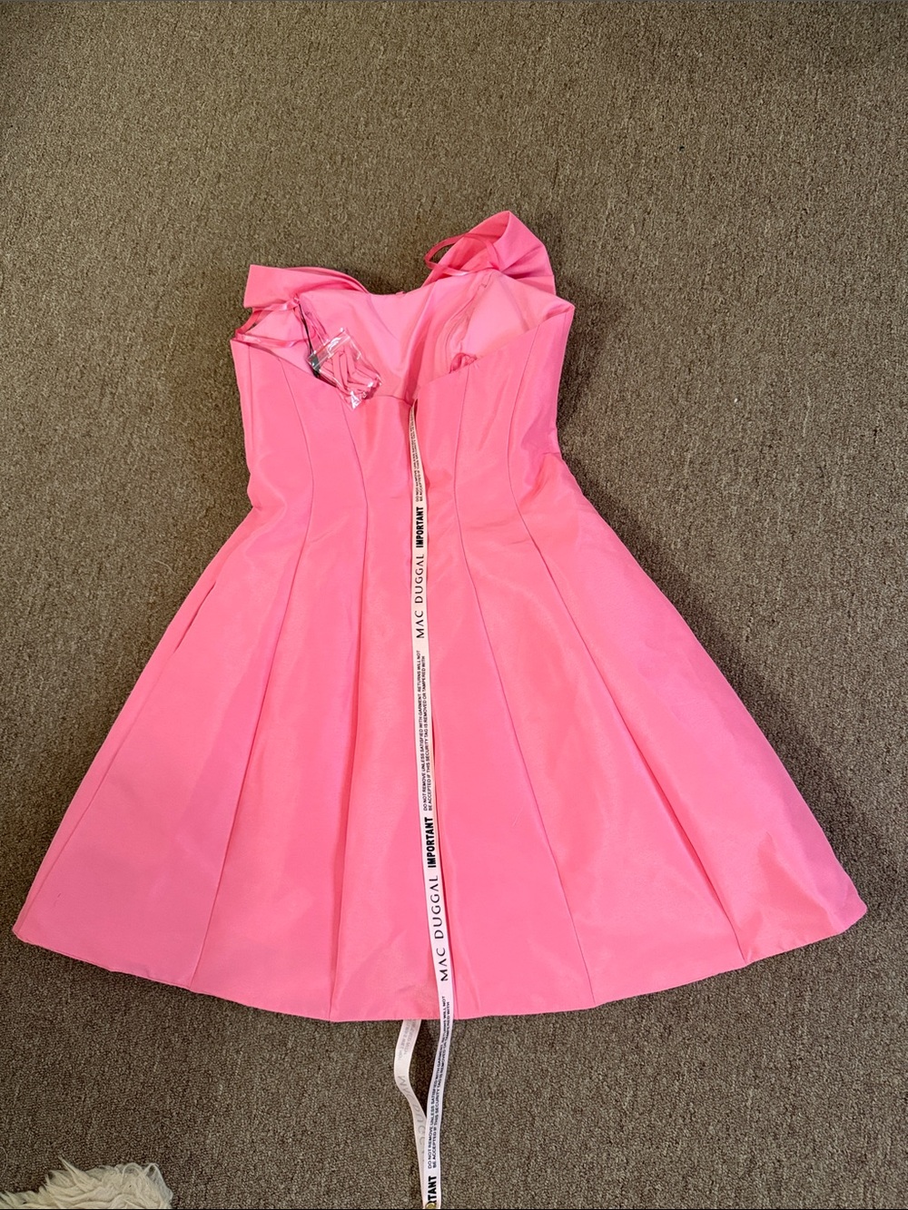 MAC DUGGAL
Strapless Bow Fit & Flare Mini Dress - Picture 6 of 11